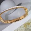 Tiffany Lock满钻 半钻 间隔钻 光面版锁头手镯手环