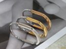 Tiffany Lock满钻 半钻 间隔钻 光面版锁头手镯手环