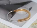 Tiffany Lock满钻 半钻 间隔钻 光面版锁头手镯手环