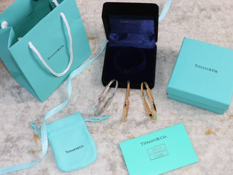 Tiffany Lock满钻 半钻 间隔钻 光面版锁头手镯手环