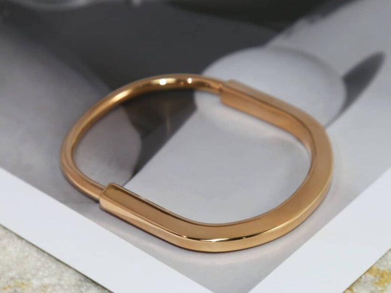Tiffany Lock满钻 半钻 间隔钻 光面版锁头手镯手环 - Image 8
