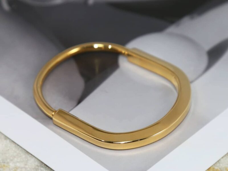 Tiffany Lock满钻 半钻 间隔钻 光面版锁头手镯手环 - Image 11