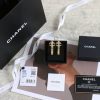 ☑️CHANEL香奈儿金色双c半圆爱心桃心耳钉耳环