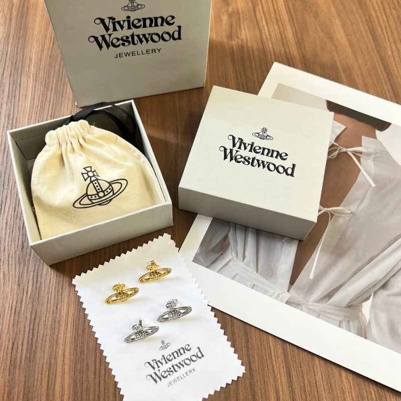 ☑️ Vivienne Westwood西太后土星耳钉耳环 - Image 5