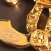 ☑️CHANEL香奈儿中古金色双c耳夹耳环
