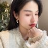 ☑️ Vivienne Westwood西太后金色土星珍珠耳钉耳环