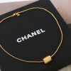☑️CHANEL香奈儿双c金色中古三角形三面项链