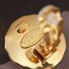 ☑️CHANEL香奈儿双c金色中古圆形耳夹耳环