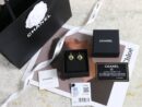 ☑️CHANEL香奈儿双c金色小金豆耳钉耳环