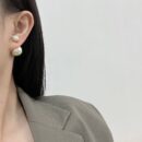 ☑️DIOR迪奥大小珍珠CD耳钉耳环