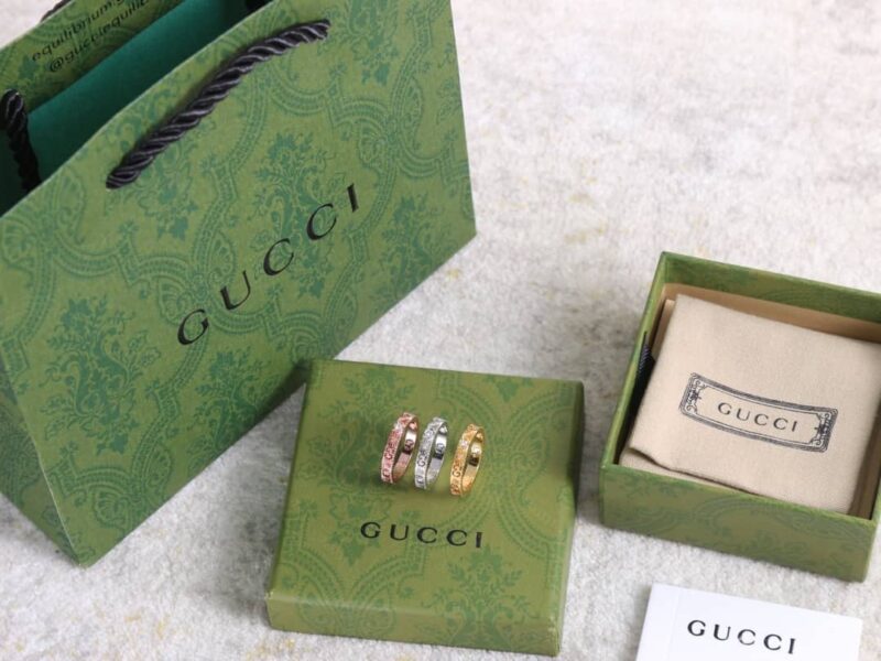 gucci古驰lcon系列双G戒指 - Image 8