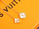 Louis Vuitton 路易威登LV白贝老花流苏项链
