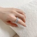 ☑️ Vivienne Westwood西太后土星双层满钻戒指