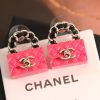 ☑️CHANEL香奈儿c1双c锁头包包耳钉耳环