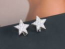 CHANEL香奈儿满钻五角星⭐星星耳拍耳环耳钉