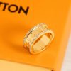 Louis Vuitton 路易威登双排钻LV字母戒指