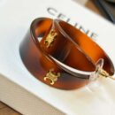 Celine赛琳凯旋门半弯耳钉耳环