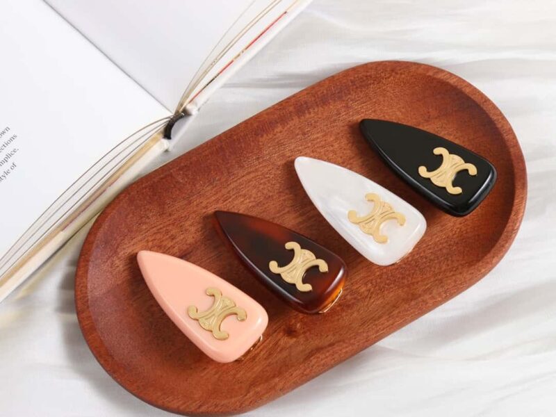 Celine赛琳凯旋门发夹发卡 - Image 6