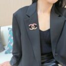 ☑️CHANEL香奈儿c2双c满钻香水瓶耳钉耳环