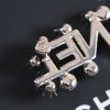☑️CHANEL香奈儿满钻CHANEL字母雪花胸针