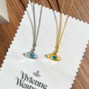 ☑️ Vivienne Westwood西太后土星蓝宝石项链
