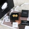 ☑️ 香奈儿中古系列c1金色山茶花耳钉耳环