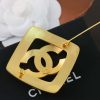 ☑️ 香奈儿中古系列金色菱形双c胸针