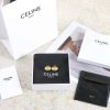 ☑️ Celine瑟琳椭圆凯旋门耳钉耳环