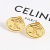 ☑️ Celine瑟琳椭圆凯旋门耳钉耳环