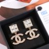 ☑️CHANEL香奈儿c2双c方钻耳钉耳环