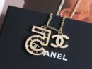☑️CHANEL香奈儿双c5字黑皮绳长项链