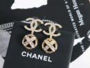 ☑️CHANEL香奈儿c2双C圆形交叉满钻耳钉耳环
