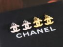☑️CHANEL香奈儿c1迷你双c光面耳钉耳环
