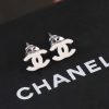 ☑️CHANEL香奈儿c1迷你双c光面耳钉耳环