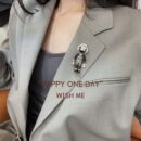☑️CHANEL香奈儿双c黑金狮子胸针