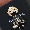☑️CHANEL香奈儿双c黑金狮子胸针