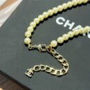 ☑️CHANEL香奈儿双c粉茶花珍珠项链