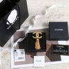 ☑️ 香奈儿中古系列金色双c流苏胸针
