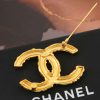 ☑️ 香奈儿中古系列金色双c胸针