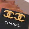 ☑️ 香奈儿中古系列金色双c耳环耳钉