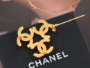 ☑️ 香奈儿中古系列金色3个双c胸针