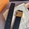 LV/路易威登 精选意大利进口上乘皮料五金腰带4.0cm