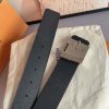 LV/路易威登 精选意大利进口上乘皮料五金腰带4.0cm