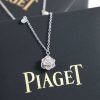 伯爵Piaget白金色玫瑰花项链