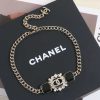 ☑️CHANEL香奈儿双c黑色方形项链