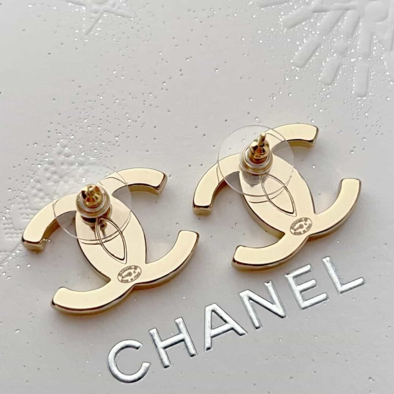 ☑️CHANEL香奈儿C1双c马眼钻耳钉耳环 - Image 10