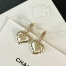 ☑️CHANEL香奈儿C2双c桃心爱心耳钉耳环