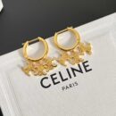 ☑️ Celine瑟琳凯旋门流苏耳钉耳环