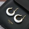 Celine赛琳凯旋门半圆耳钉耳环