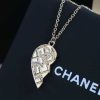 ☑️CHANEL香奈儿双c爱心桃心菱格项链